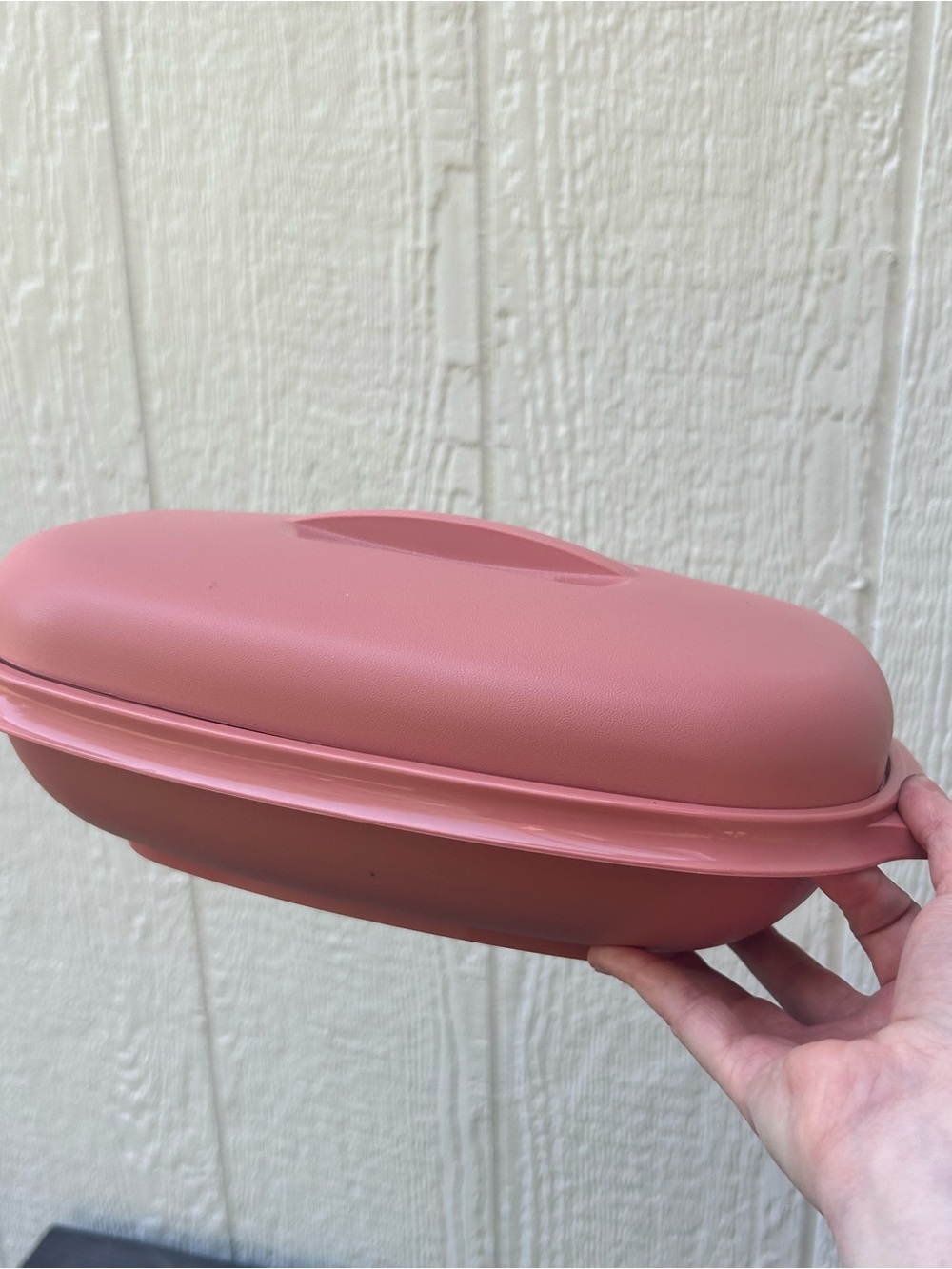 Pink Tupperware Microwave Steaming Container - Picture 2 of 5